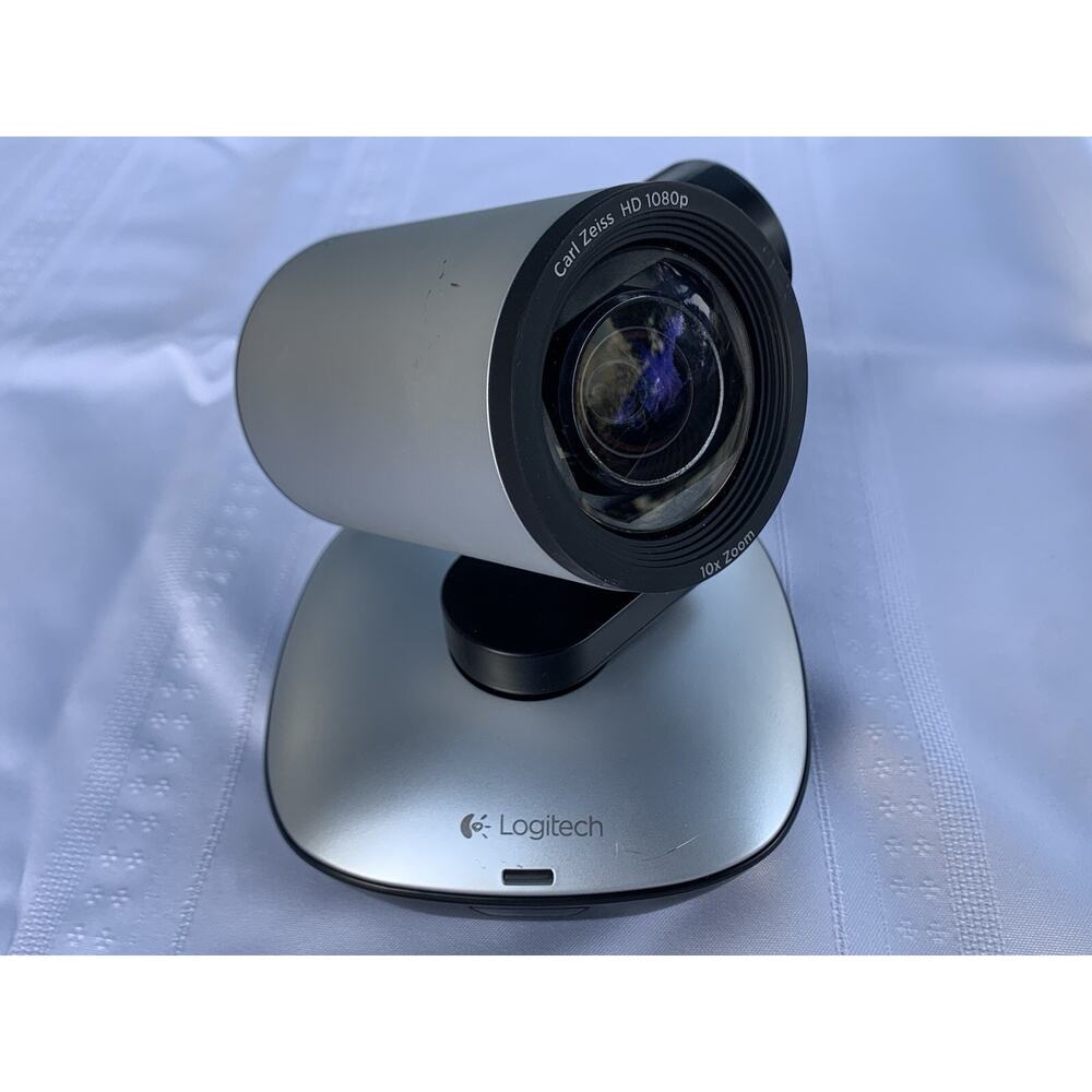 Logitech HD 1080p Video Conference Camera V-U0032 860-000465 10X Zoom Carl Zeiss